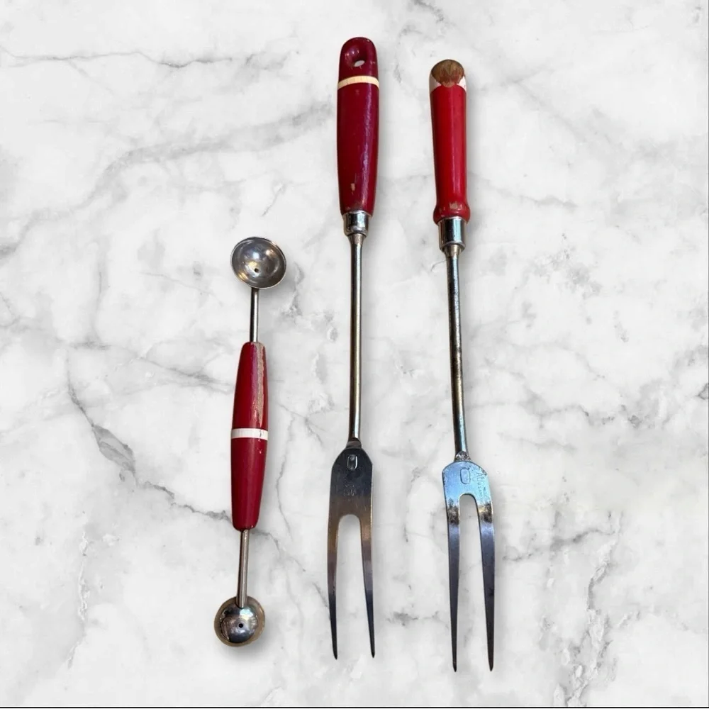 Vintage Set of 10 Kitchen Tools - Foley, Ekco, A&J, Mouli